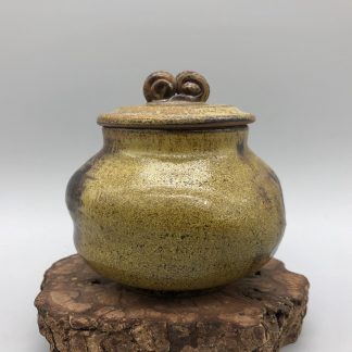 Tea-Dust Glazed Small Tea Storage Jar