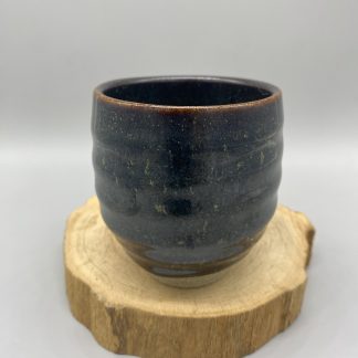 Blue Glaze Stoneware Tall Cup