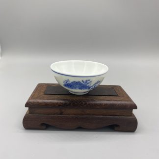 Blue and White porcelain cup (landscape)