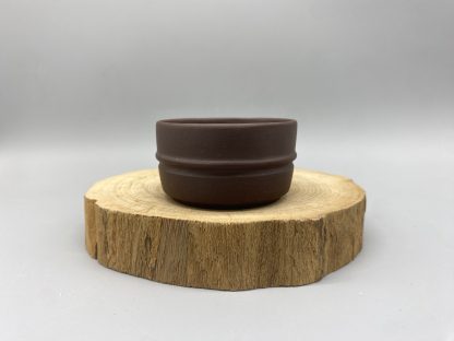 Purple Clay Bamboo Shaped Cup