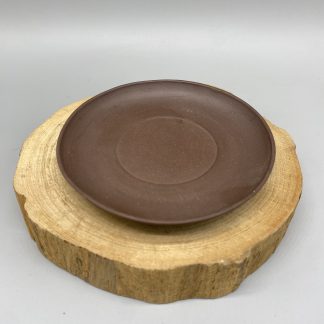 Purple clay coaster