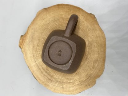 Purple clay cup with handle - Image 4