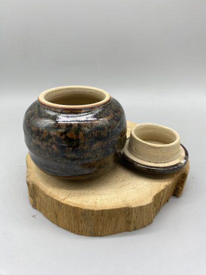 Teadust Glaze Ceramic Tea Jar - Image 3