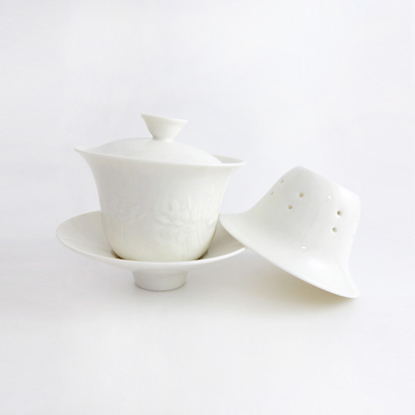 Din Kiln Four-pieces Gaiwan - Image 4