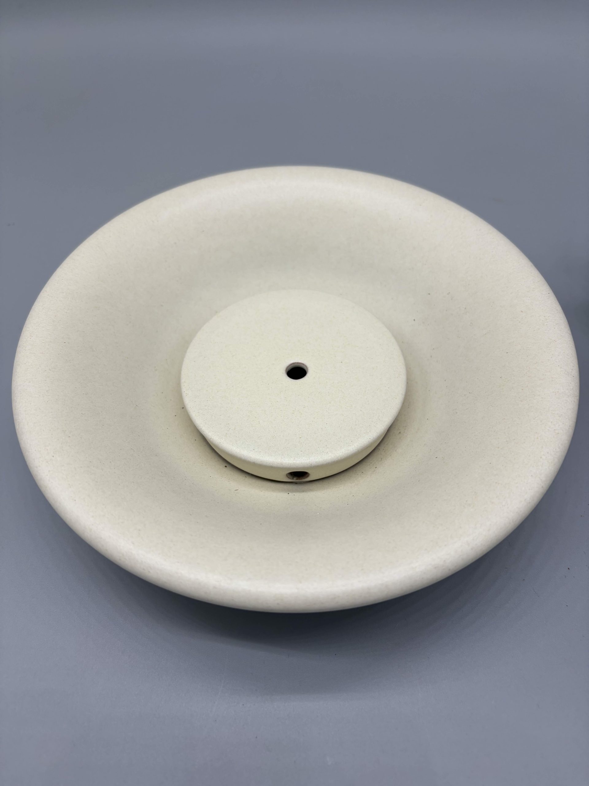 Lin’s Ceramic Studio Tea set with Tea tray, Cha Hai and six cups (Creamy White) - Image 6